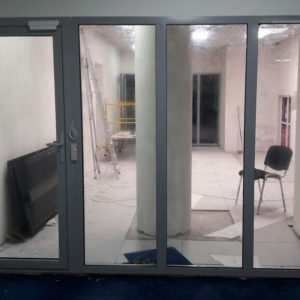 Противопожарный алюминиевый витраж EI45 / серия FRM7150