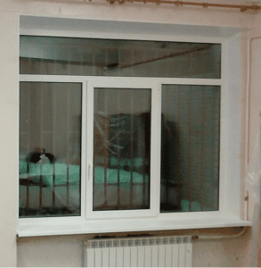 Противопожарное окно с фрамугой / серия FRM1075